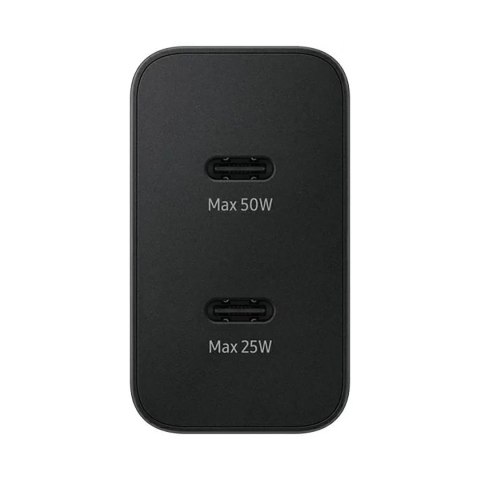Ładowarka Samsung Power Adapter Duo EP-T5020XBEGEU sieciowa 2x USB-C 50W - czarna