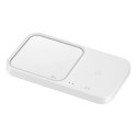 Ładowarka Samsung Wireless Charger Duo EP-P5400TWEGEU indukcyjna 15W - biała + ładowarka sieciowa + kabel