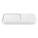 Ładowarka Samsung Wireless Charger Duo EP-P5400TWEGEU indukcyjna 15W - biała + ładowarka sieciowa + kabel