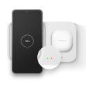 Ładowarka Samsung Wireless Charger Duo EP-P5400TWEGEU indukcyjna 15W - biała + ładowarka sieciowa + kabel