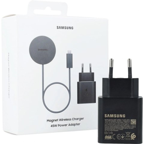 Ładowarka indukcyjna Samsung EP-P2900TBE 25 W z adapterem 45 W - szara