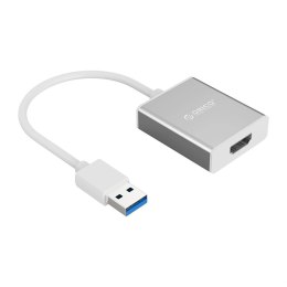 Adapter Orico UTH USB-A 3.0 do HDMI - srebrny