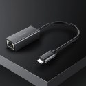 Adapter sieciowy Orico XC-R45-V1 USB-C do RJ45 Gigabit Ethernet 1 Gbps - czarny