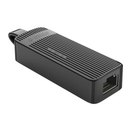 Adapter sieciowy Orico UTK-U3 USB-A 3.0 do RJ45 Gigabit Ethernet 1 Gbps - czarny