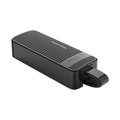 Adapter sieciowy Orico UTK-U3 USB-A 3.0 do RJ45 Gigabit Ethernet 1 Gbps - czarny