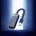 Adapter sieciowy Orico UTK-U3 USB-A 3.0 do RJ45 Gigabit Ethernet 1 Gbps - czarny