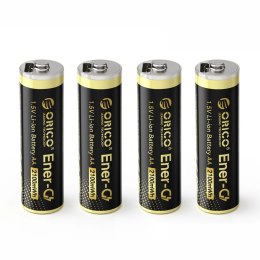 Bateria litowa Orico Ener-G EG5C 1,5 V 2100mWh akumulator AA USB-C z kablem ładującym 4 szt.