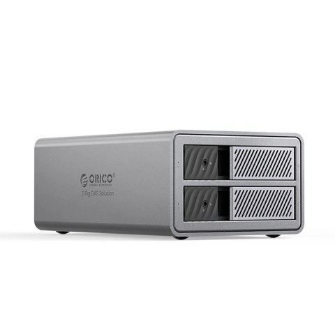 Macierz dyskowa Orico 9828RU3 2 Big DAS Solution ProRAID na 2 dyski 2,5"/3.5" SATA HDD/SSD z kontrolerem RAID - szara