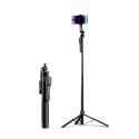 Selfie stick Orico SPM215 tripod 1/4" na telefon kamerę aparat z obrotem 360 stopni Bluetooth 5.2 - czarny