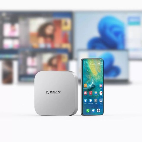 Stacja dokująca Orico MiniLink 9w1 - srebrna
