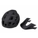 Kask Rowerowy MTB Regulowany Z Odpinanym Daszkiem Uniwersalny Czarny