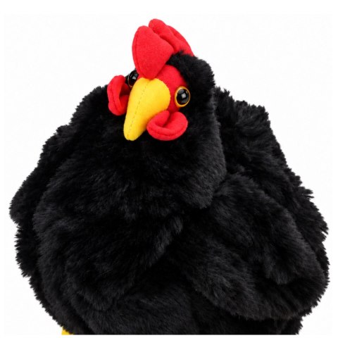 Pluszowa Kura Maskotka Przytulanka Miękka Puszysta Czarna 40 cm