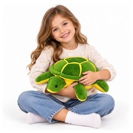 Pluszowy Żółw Maskotka Przytulanka Miękki Żółto-Zielony 33cm