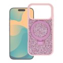 Etui na iPhone 11 Quartz Circle Stand Mag Cover różowe