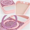 Etui na iPhone 11 Quartz Circle Stand Mag Cover różowe