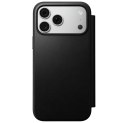 NOMAD futerał skórzany do IPHONE 18 Pro Max/17 Pro Max kompatybilny z MagSafe (Modern Leather Folio ECCO Leather) czarny