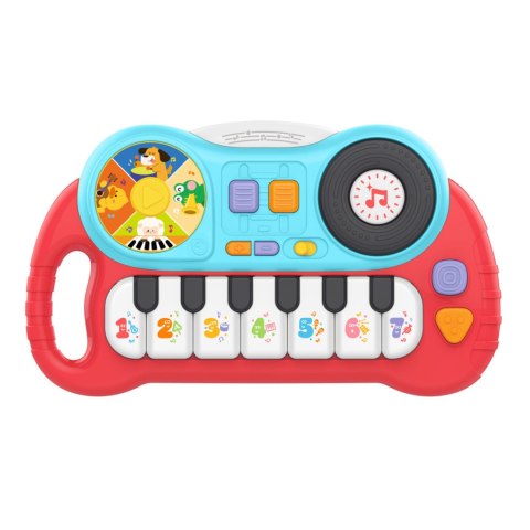 WOOPIE Interaktywne Pianinko dla Dzieci Mały DJ Organki Edukacyjne Dźwięki