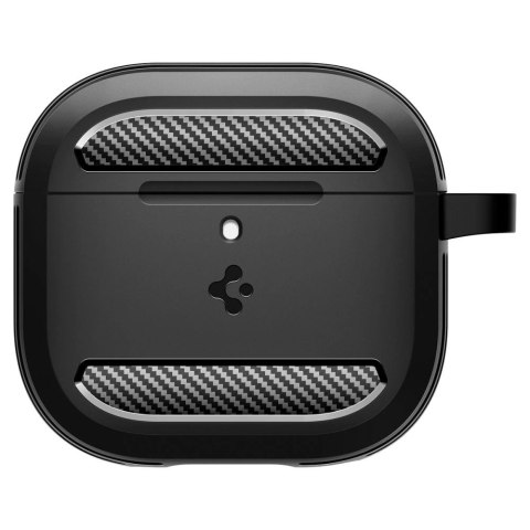 Etui Spigen Rugged Armor na AirPods 4 - czarne