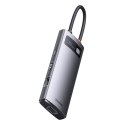 Baseus Metal Gleam Series stacja dokująca HUB 7 w 1 USB Typ C - 1 x HDMI / 1 x VGA / 3 x USB 3.2 Gen. 1 / 1 x Power Delivery / 1