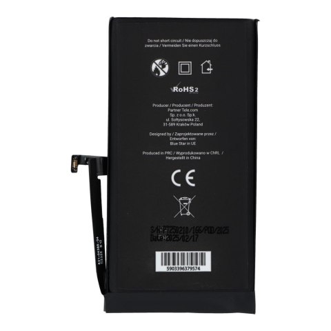 Bateria do iPhone 15 3349 mAh Blue Star HQ
