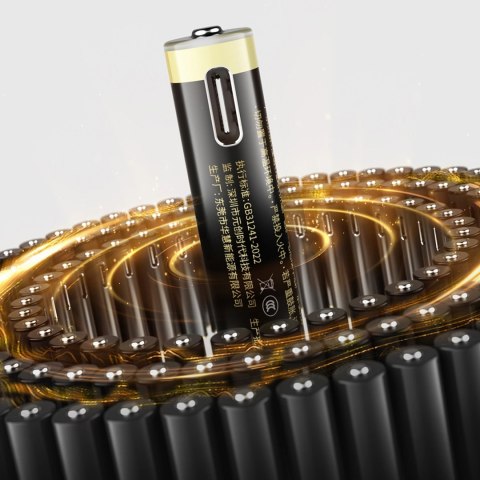 Bateria litowa Orico Ener-G EG7C 1,5 V 500mWh akumulator AAA USB-C z kablem ładującym 4 szt.