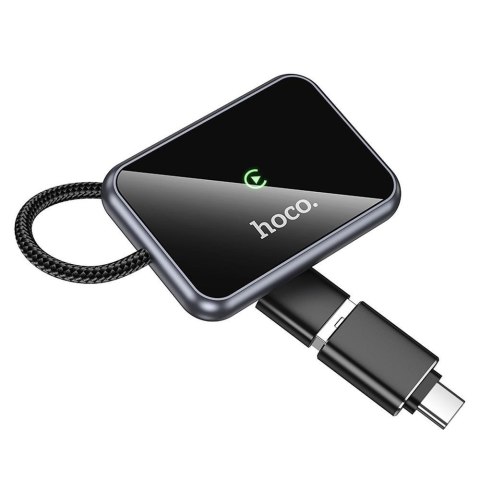 Bezprzewodowy adapter USB A / USB C CarPlay Hoco HU1 czarny