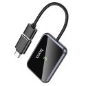 Bezprzewodowy adapter USB A / USB C CarPlay Hoco HU1 czarny