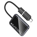 Bezprzewodowy adapter USB A / USB C CarPlay Hoco HU1 czarny