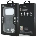 BMW futerał do IPHONE 18 Pro Max/17 Pro Max kompatybilny z MagSafe (Carbon Metal Logo) czarny