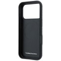BMW futerał do IPHONE 18 Pro Max/17 Pro Max kompatybilny z MagSafe (Carbon Metal Logo) szary