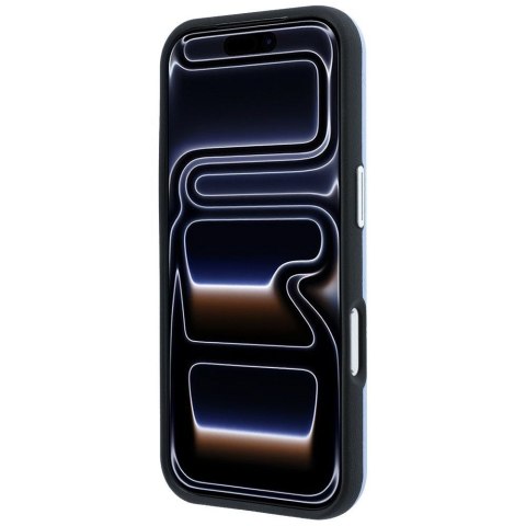 BMW futerał do IPHONE 18 Pro Max/17 Pro Max kompatybilny z MagSafe (Sign Deboss Quilted Metal Logo) niebieski