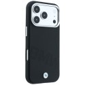 BMW futerał do IPHONE 18 Pro Max/17 Pro Max kompatybilny z MagSafe (Sign Inclined Deboss Letters) czarny