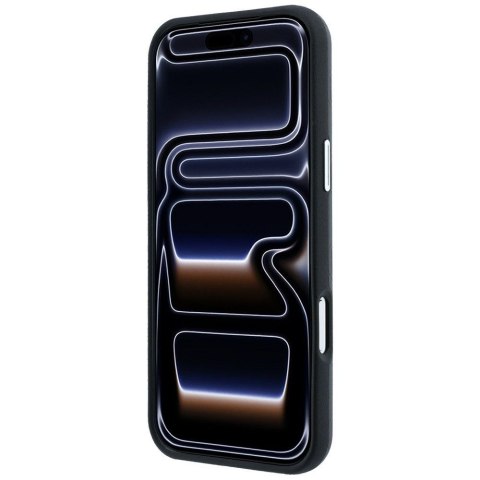 BMW futerał do IPHONE 18 Pro/17 Pro kompatybilny z MagSafe (Sign Deboss Quilted Metal Logo) antracytowy