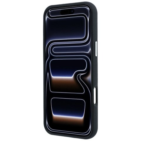 BMW futerał do IPHONE 18 Pro/17 Pro kompatybilny z MagSafe (Sign Deboss Quilted Metal Logo) czarny