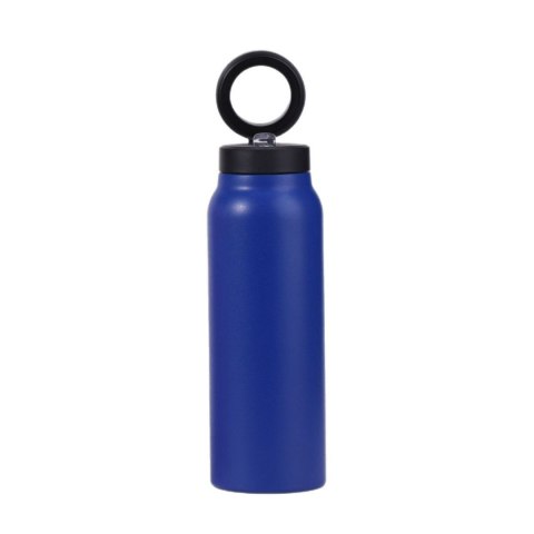 Butelka / bidon na wodę metal z uchwytem kompatybilnym z Magsafe 950ml niebieski