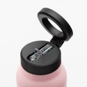 Butelka / bidon na wodę metal z uchwytem kompatybilnym z Magsafe 950ml różowy