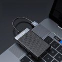 Czytnik kart pamięci Orico CL4D-A3 USB-A 3.0 SD microSD CF MS 5 Gb/s - czarno-srebrny