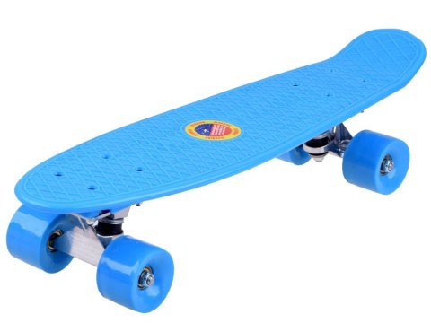 Deskorolka FISZKA dla dzieci do 50kg NIEBIESKA SP0575