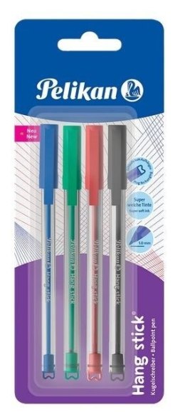 Długopis Hang Stick 1mm 4 kolory PELIKAN