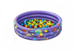 Dmuchany Basen 2w1 Kosmos dla dzieci 2+ BESTWAY 102x25cm + 50 Piłeczek + 4 Zabawki