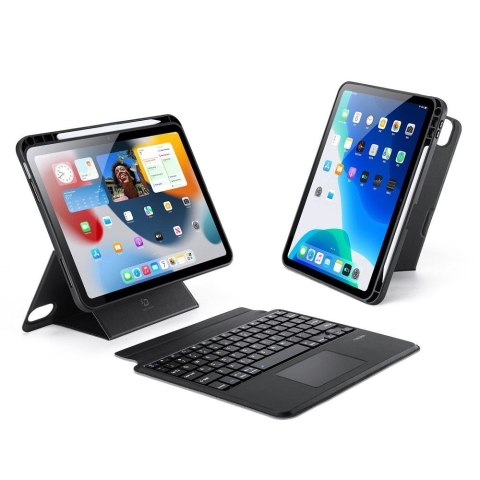 DUX DUCIS etui DK składane z klawiaturą bezprzewodową do iPad 10 (2022) czarne