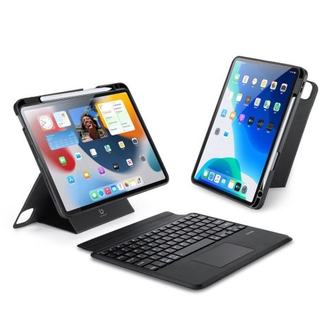 DUX DUCIS etui DK składane z klawiaturą bezprzewodową do iPad 4/5/6/iPad Pro 11 (2018/2020/2021/2022) czarne