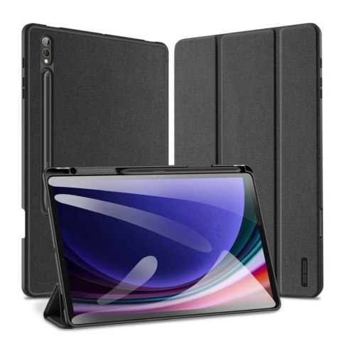 DUX DUCIS etui DOMO składane z miejscem na rysik do SAMSUNG Tab S10 Plus/S9 Plus/S9FE Plus czarne