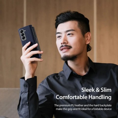 DUX DUCIS futerał BRIL z uchwytem na rysik do SAMSUNG Z Fold SE/W25 niebieski