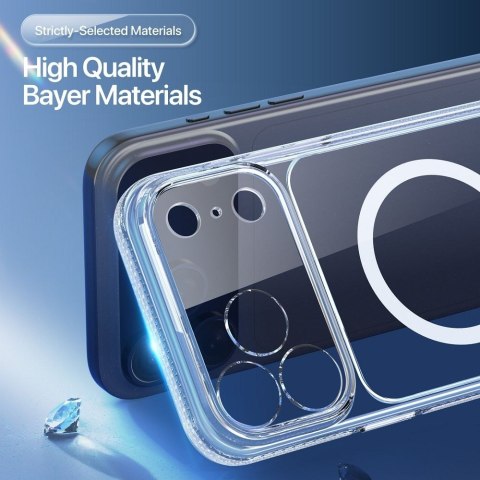 DUX DUCIS futerał CLIN MAG kompatybilny z MagSafe do iPhone 18 Pro / 17 Pro transparentny