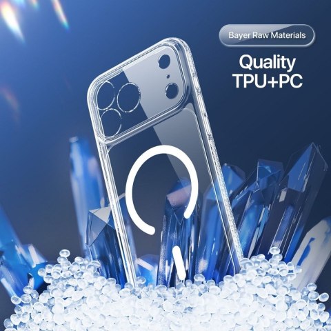 DUX DUCIS futerał CLIN MAG kompatybilny z MagSafe do iPhone 18 Pro / 17 Pro transparentny