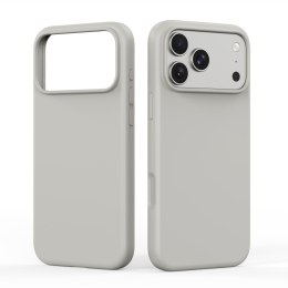 DUX DUCIS futerał PIEL LIQUID SILICONE kompatybilny z MagSafe do iPhone 18 Pro/17 Pro beżowy