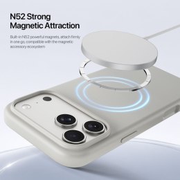 DUX DUCIS futerał PIEL LIQUID SILICONE kompatybilny z MagSafe do iPhone 18 Pro/17 Pro beżowy