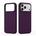 DUX DUCIS futerał PIEL LIQUID SILICONE kompatybilny z MagSafe do iPhone 18 Pro/17 Pro burgundowy