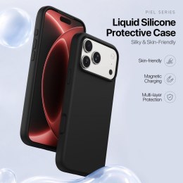 DUX DUCIS futerał PIEL LIQUID SILICONE kompatybilny z MagSafe do iPhone 18 Pro/17 Pro czarny